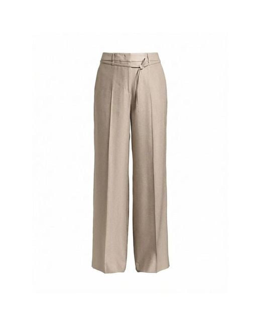 Peserico Natural Wide Trousers