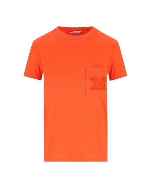 Max Mara Orange T-Shirts