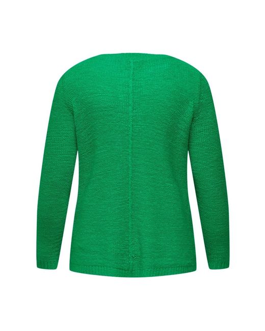 Only Carmakoma Green Foxy langarm strickpullover