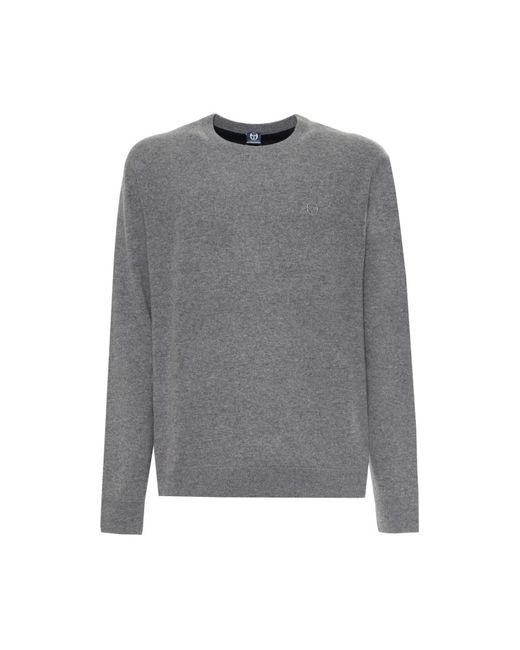 Round-Neck Knitwear di Sergio Tacchini in Gray da Uomo