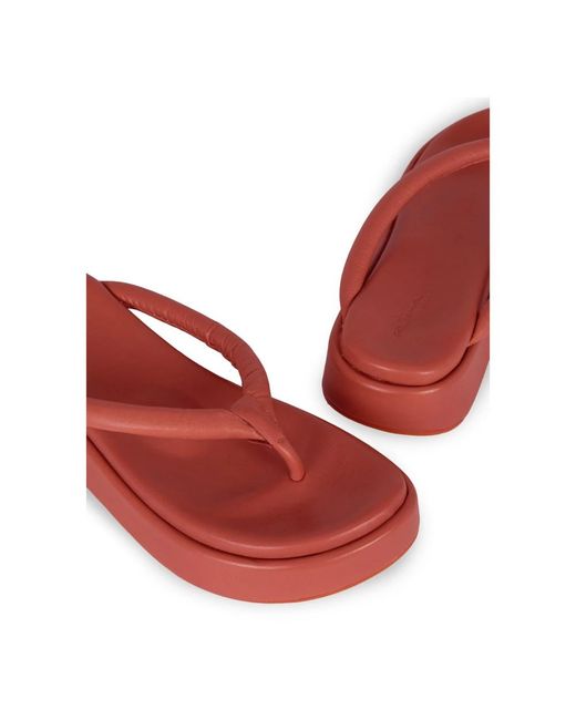 Cortana Red Flip Flops