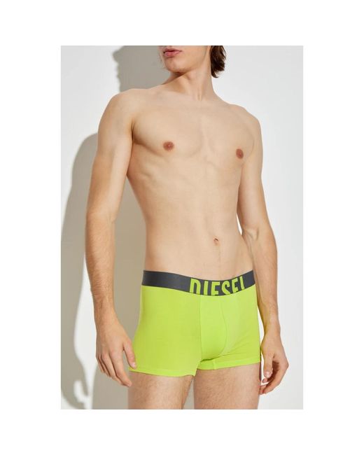 DIESEL Ondergoed ,Veelkleurig ,Katoen Driepak Boxershorts Damien in het Green voor heren