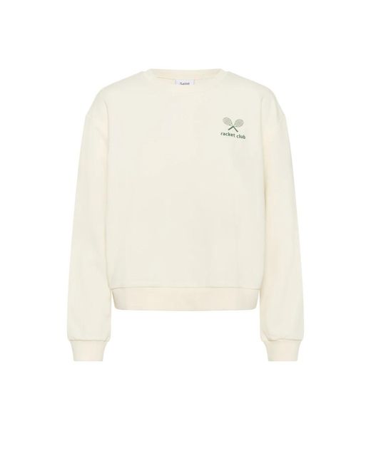 Saint Tropez Sweatshirts in het White