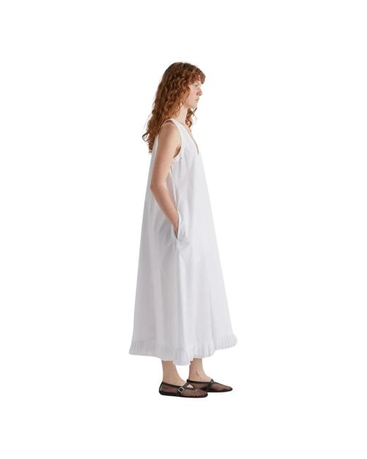 MEIMEIJ White Midi Dresses