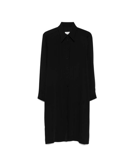 MM6 by Maison Margiela Black Shirt Dresses