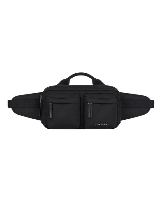 Givenchy Black Bum Bags for men