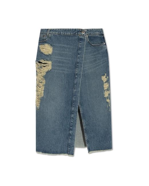 Denim Skirts Blumarine de color Blue