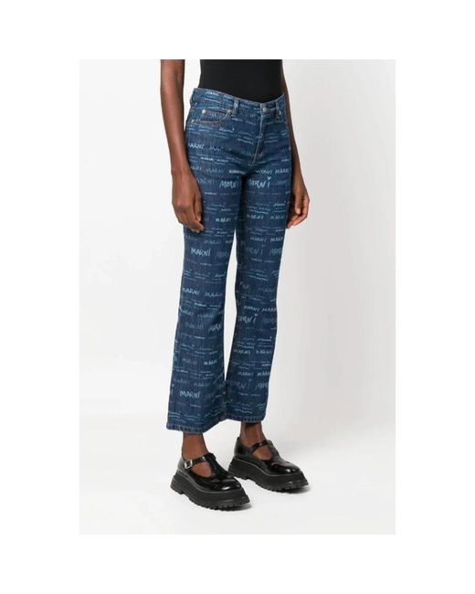 Marni Flared Jeans in het Blue