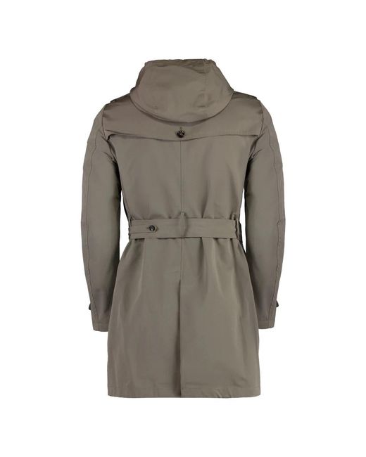 Moorer Gray Trench Coats for men