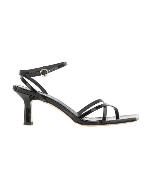 Aeyde Black High Heel Sandals