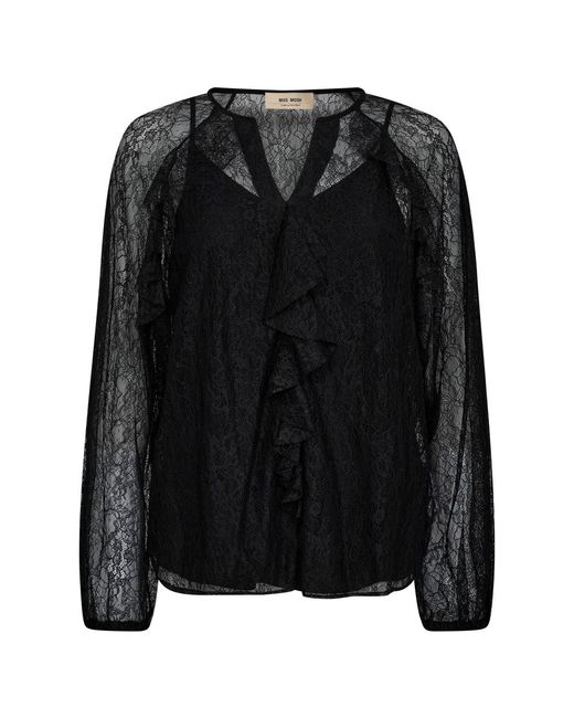 Mos Mosh Black Blouses