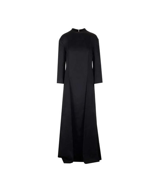 Khaite Black Maxi Dresses