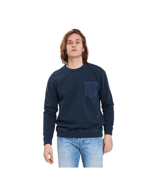 Dondup Blue Sweatshirts for men