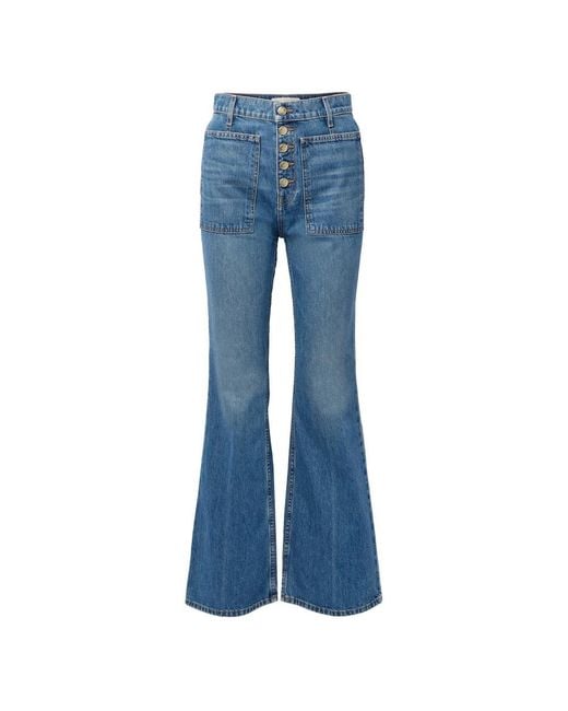 Ulla Johnson Blue Flared Jeans