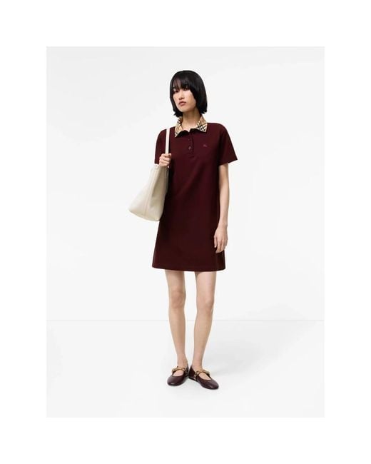 Burberry Red Short Dresses