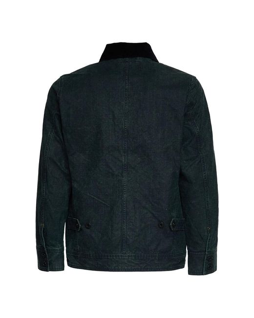Filson Waxed Ripstop Jacket in het Black voor heren