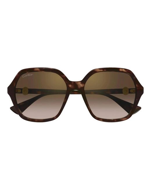 Cartier Brown Sunglasses