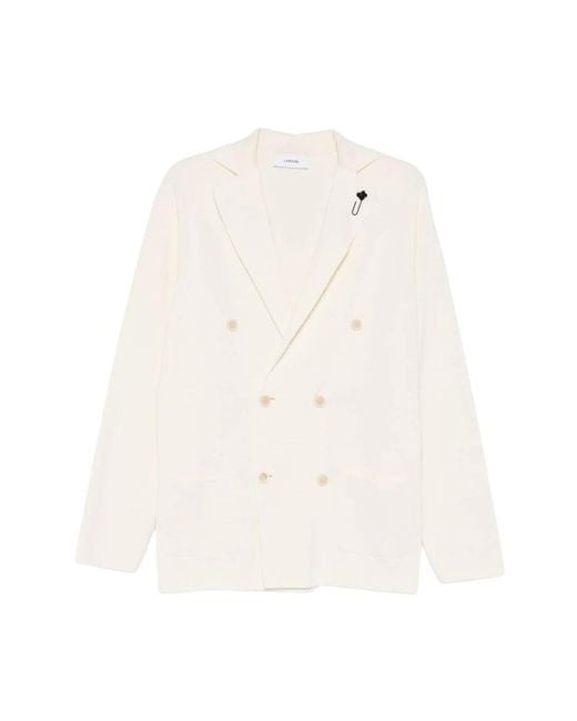 Lardini White Blazers for men