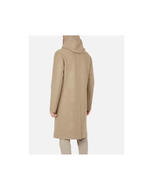 Paolo Pecora Natural Single-Breasted Coats for men