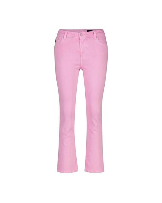 AG Jeans Pink Cropped Jeans