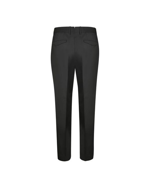 Dell'Oglio Black Suit Trousers for men