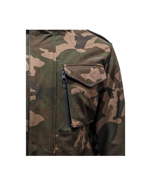 Montecore Jassen ,Groen ,Camo Field Jacket in het Black voor heren