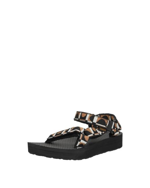 Flat Sandals Teva en coloris Black