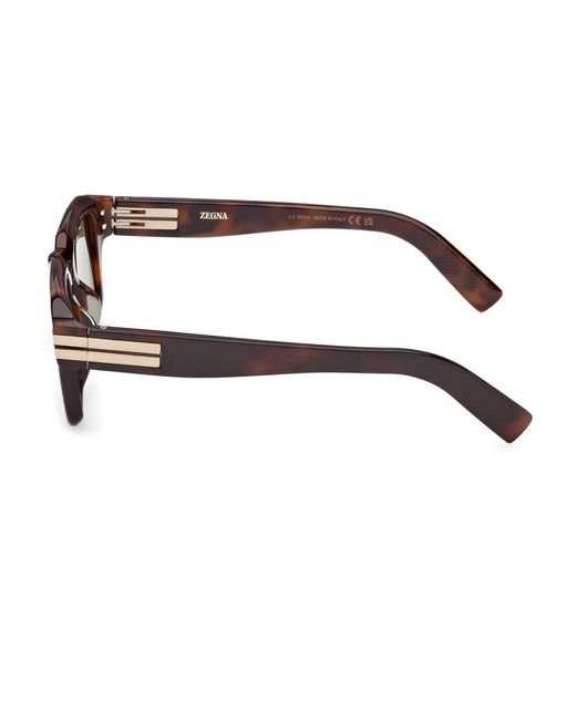 Zegna Brown Sunglasses for men