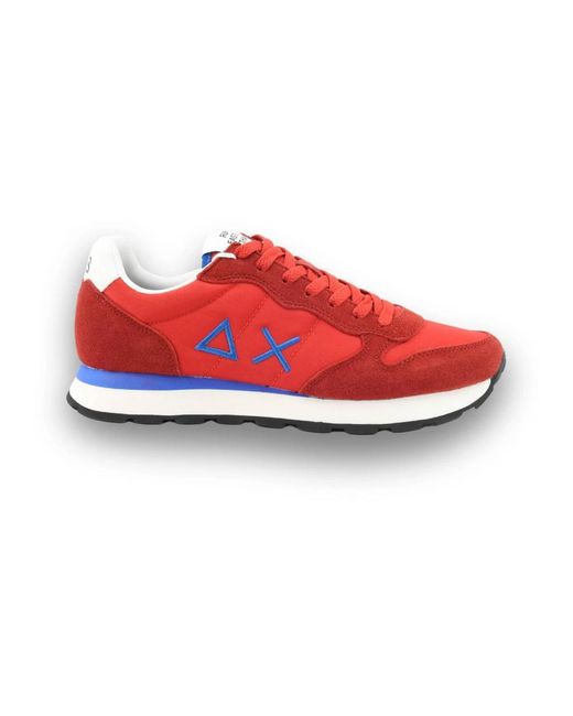 Sun 68 Tom Solid Sneaker in Red für Herren