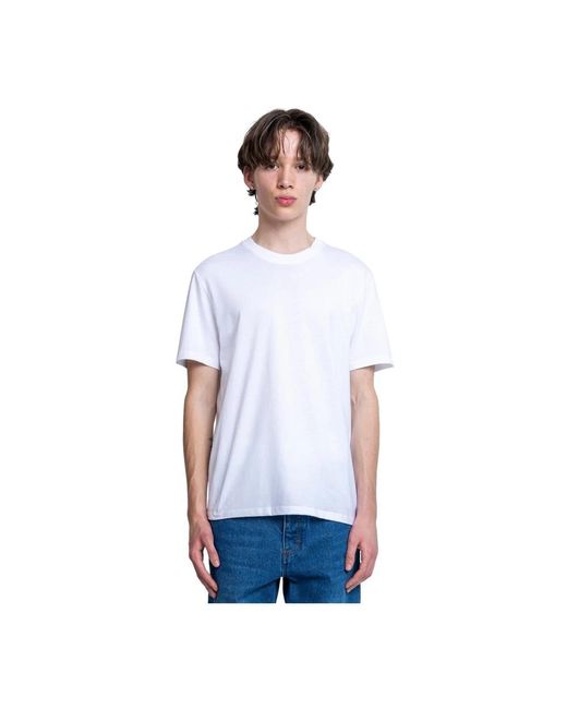T-shirt cuore bianca di AMI in White da Uomo