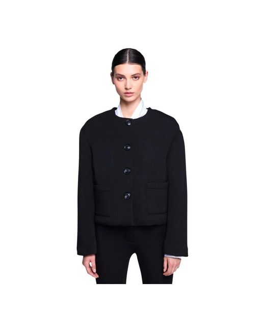 Silvian Heach Black Kurzmantel