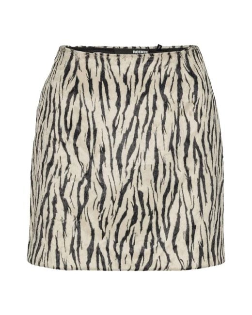 Short Skirts ROTATE BIRGER CHRISTENSEN de color Black