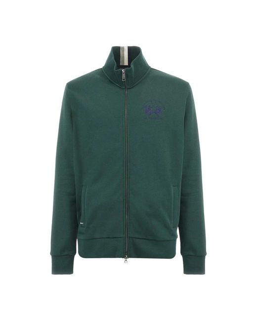 La Martina Green Zip-Throughs for men
