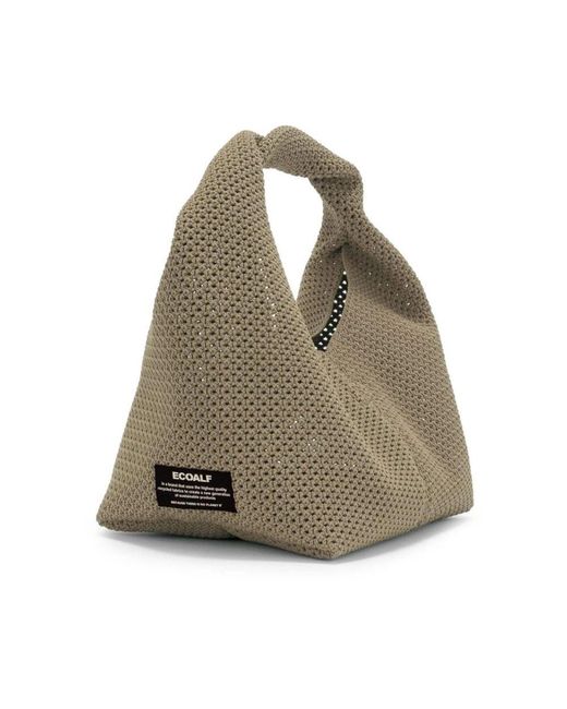 Ecoalf Gray Grüne Ocean Tika Mini Eimer Tasche
