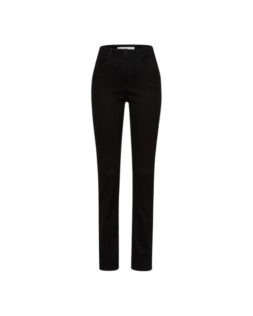 Brax Black Slim-Fit Trousers