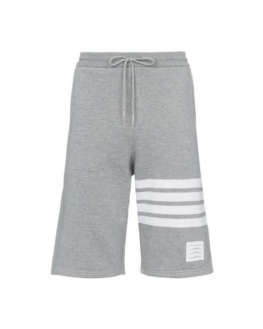 Thom Browne Gray Casual Shorts for men