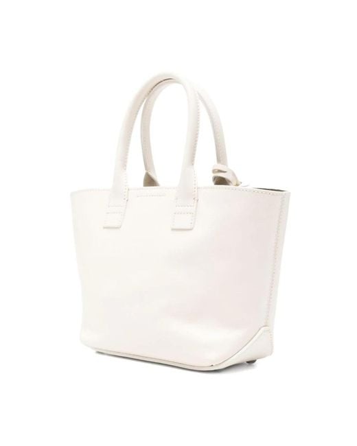Hogan White Tote Bags