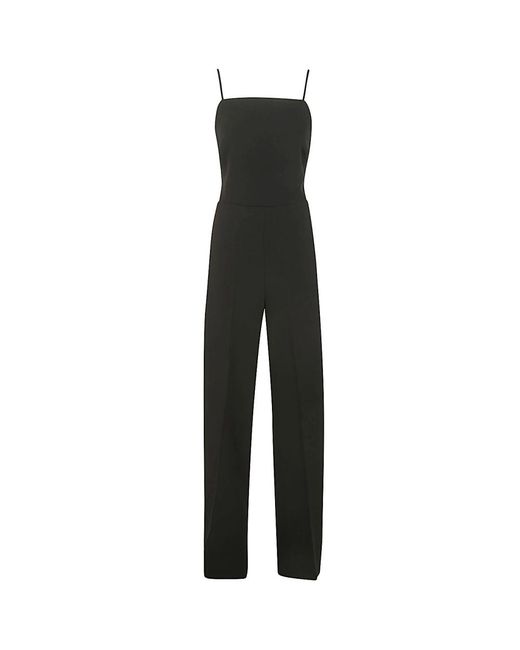 Max Mara Jumpsuits & Playsuits ,Zwart ,Polyester Elvy Cady Jumpsuit in het Black
