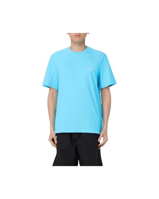 MSGM Blue T-Shirts for men