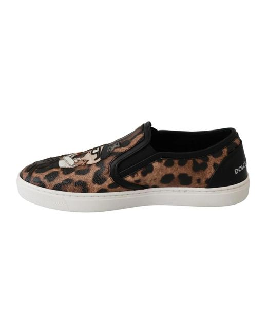 Dolce & Gabbana Black Leopardenmuster loafers - brandneu und authentisch