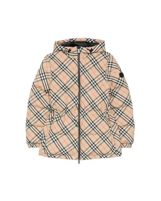 Down Jackets Burberry de color Metallic