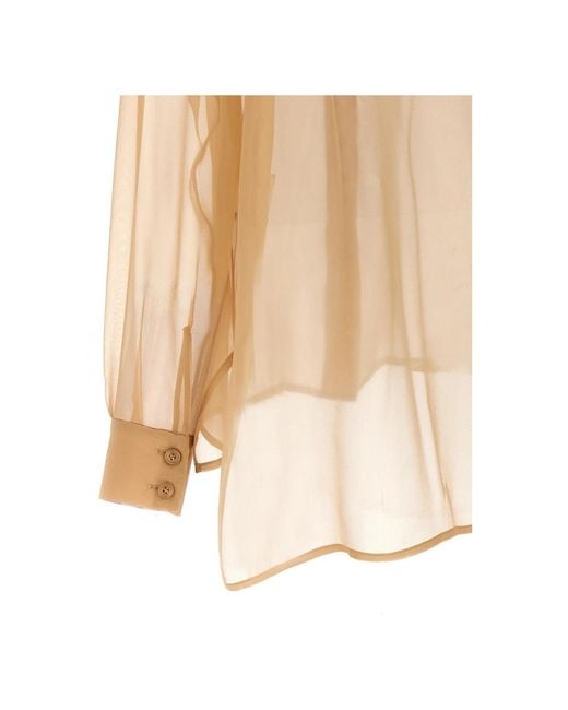 Alberta Ferretti Natural Shirts