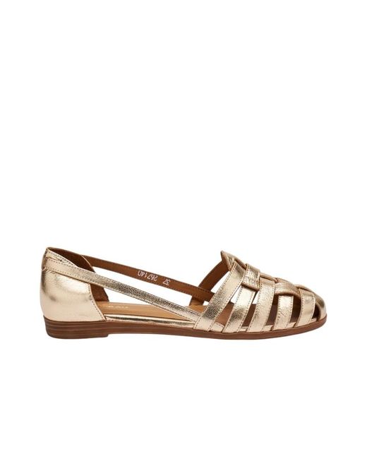 Frau Brown Flat Sandals