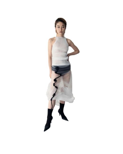 a. roege hove White Sleeveless Tops