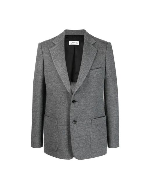 Lanvin Gray Blazers for men