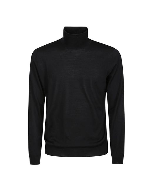 Turtlenecks hindustrie de hombre de color Black