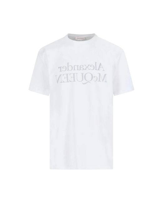 Alexander McQueen Weiße t-shirt kollektion in White für Herren