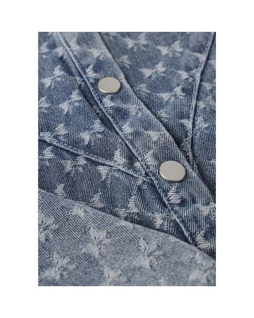 Minus Overhemden ,Blauw ,Katoen Mssienne Shirt in het Blue