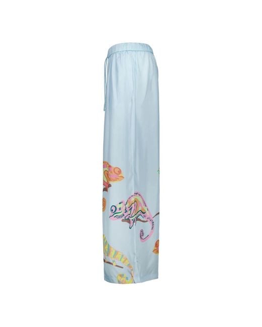 Herzensangelegenheit Blue Wide Trousers