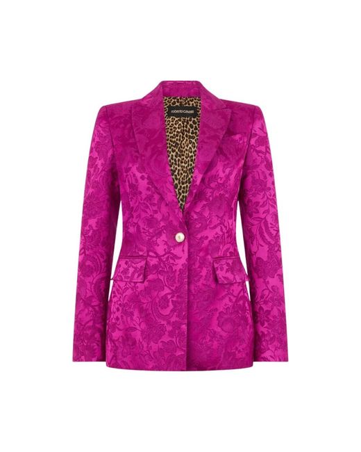 Roberto Cavalli Purple Blazers